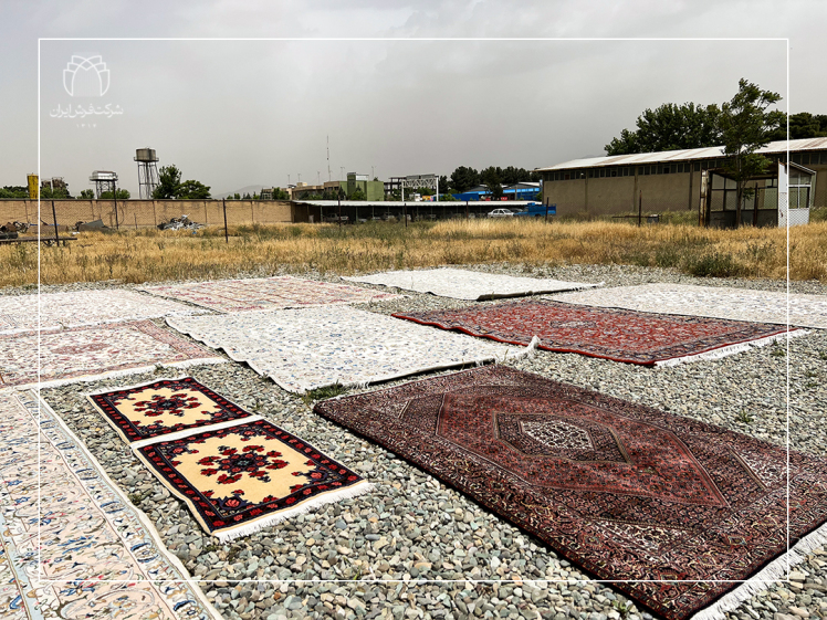 راهنمای شستشوی فرش در خانه (برگرفته از سایت شرکت سهامی فرش)